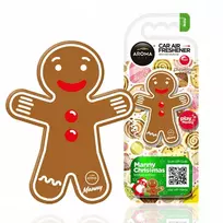 Aroma Car Merry Christmas, Gingerbread, Car Air Freshener