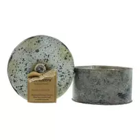 Bali Mantra Victorian Tin Round French Vanilla Scented Candle, 280 g