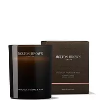 Molton Brown Delicious Rhubarb and Rose Signature Scented Single-Wick Candle, 190g