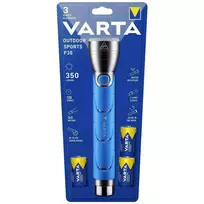 Varta lED flashlight for outdoor sports, F30, 310lm, 18629 + 3 x R14 (Type C) batteries