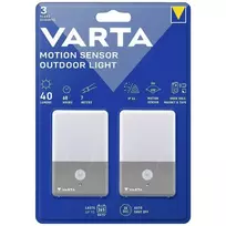 Varta motion sensor outdoor light 16634, 2-pack