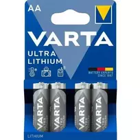 Varta MN 1500 Ultra Lithium AA (LR6) Blister Pack, 4-piece