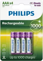 PHILIPS AAA rechargeable battery, 4GB