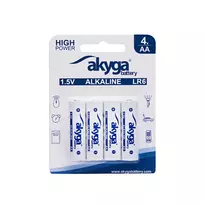 AKYGA Alkaline battery AKY2068 AA LR6 Zn-MnO2, 1.5V|3050mAh, pack of 4|blister