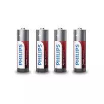 PHILIPS AA Battery 4-Pack, Alkaline Power