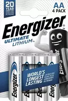 Energizer LR06-4BB Ultimate Lithium AA batteries | 4-pack