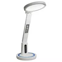 OEM Desktop LED Lamp DL-02 Wireless with Digital Clock, White