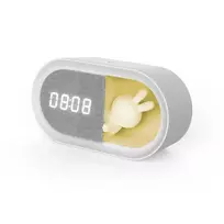 Forever Light Alarm clock with LED bunny night light PURE FNL-05 INGRID, white, long