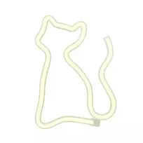 Forever Light Neon LED Light CAT warm white Bat + USB FLNE03