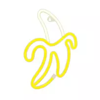 Forever Light Neon LED Light BANANA white yellow Bat + USB FLNE10