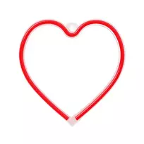 Forever Light Neon LED Heart Light - Red Bat + USB FLNE07