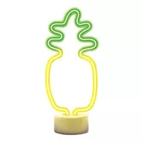 Forever Light Neon LED on stand PINEAPPLE orange green USB-C FSC-12