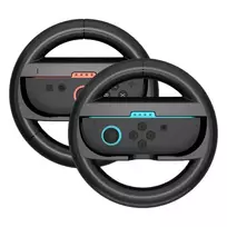 Hurtel Racing Wheel for Nintendo Switch 2 Joy-Con Controllers - Black