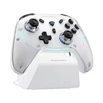 Machenike G5Pro Max Wireless Game Controller with Charging Station – White