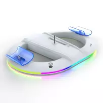 ipega P5S045 Vertical Charging Stand with RGB for PS5 Slim/PS5 Pro, White