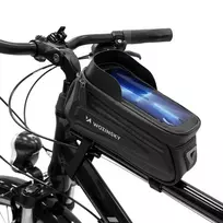 Wozinsky Bike Frame Bag with Phone Case, 1.7L, Black (WBB28BK)