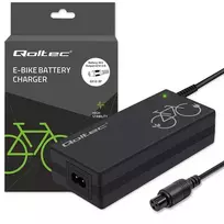 Qoltec Fast Charger for e-bike 36V | 42V | 2A | GX12-3Pin + power cable