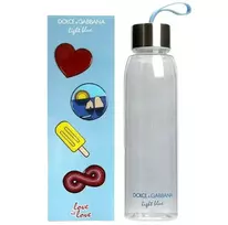 Dolce  AND  Gabbana Light Blue Love Is Love GWP Glass Water Bottle