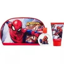 Fragrances For Children Spiderman Gift Set EDT 50 ml, shower gel 100 ml, and cosmetic bag
