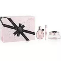 Viktor  AND  Rolf Flowerbomb Gift Set EDP 100 ml, 200 ml body cream, and 10 ml EDP miniature.