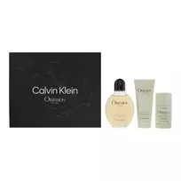 Calvin Klein Set: Obsession, Eau de Toilette, For Men, 125 ml + Obsession, Anti-Sweat Deodorant Stick, For Men, 75 g + Obsession, Calming After-Shave Balm, 75 ml