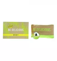 DKNY Set: Be Delicious, GWP Textile Pouch + Be Delicious Eau de Parfum, For Women, 30 ml
