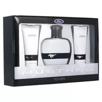 FORD Set: Mustang White, Eau de Toilette, For Men, 100 ml + Mustang White, After-Shave Balm, 100 ml + Mustang White, Body Wash, For Hair  AND  Body, 100 ml