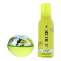 DKNY Set: Be Delicious, Eau de Parfum, For Women, 100 ml + Be Delicious, Cleansing Shower Mousse, 150 ml