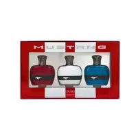 FORD Set: Mustang Blue, Eau de Toilette, For Men, 30 ml + Mustang Red, Eau de Toilette, For Men, 30 ml + Mustang White, Eau de Toilette, For Men, 30 ml