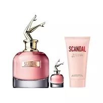 Jean Paul Gaultier  Jean Paul Gaultier Set: Scandal, Eau de Parfum, For Women, 80 ml + Scandal, Hydrating Body Lotion, 75 ml + Scandal, Eau de Parfum, For Women, 6 ml Miniature