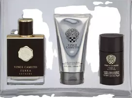 Vince Camuto Set: Terra Extreme, Eau de Toilette, For Men, 100 ml + Terra Extreme, Anti-Perspirant Deodorant Stick, For Men, 71 g + Terra Extreme, Shower Gel  AND  Shampoo 2-In-1, 150 ml