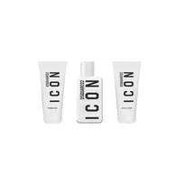 Dsquared 2 Set: Icon, Eau de Parfum, For Women, 50 ml + Icon, Shower Gel, All Skin Types, 50 ml + Icon, Moisturizing Body Lotion, 50 ml