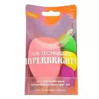 Real Techniques Sponge Set Hyperbrights XL + Mini Miracle Complexion
