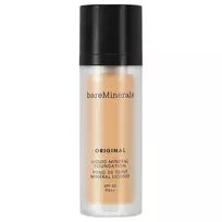 Bareminerals Original Liquid Mineral, Luminous, Liquid Foundation, 18, Medium Tan, SPF 20, 30 ml