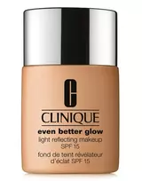 Clinique Even Better Glow, Light Reflecting Liquid Foundation, WN 54, Honey Wheat, SPF 15, 30 ml