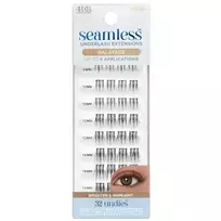 Ardell Seamless Undies, Underlash Extension Refills, Balayage Cluster Lashes, Lightweight  AND  Comfortable, Up to 5 Applications, Assorted Eyelash Lengths, 32
