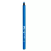 Gosh Matte Eye Liner, Cream Pencil, Kohl Eyeliner, Crazy Blue, 1.2 g