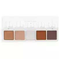 I Heart Revolution Mini Chocolate Eyeshadow Palette, White Vanilla Cream, 5 Shades, 5.5 g