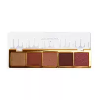 I Heart Revolution Mini Chocolate Eyeshadow Palette, Milk Chocolate Ganache, 5 Shades, 5.5 g