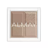 Almay Shadow Quad, Eyeshadow Palette, 130, Oyster, 4 Shades, 3.5 g
