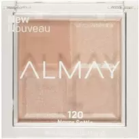 Almay Shadow Quad, Eyeshadow Palette, 120, Never Settle, 4 Shades, 3.5 g