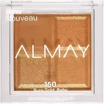 Almay Shadow Quad, Eyeshadow Palette, 150, Pure Gold, 4 Shades, 3.5 g