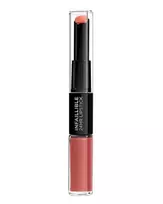 L´Oréal Paris L'Oréal Paris, Infallible 24H, Cream Lipstick  AND  Lip Gloss, 404, Constant Coral, 5.6 ml