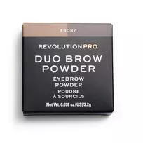 Makeup Revolution REVOLUTION PRO, Vegan Eyebrow Powder, Ebony, 2.2 g