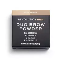 Makeup Revolution REVOLUTION PRO, Vegan Eyebrow Powder, Soft Brown, 2.2 g