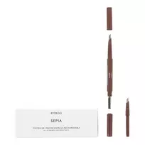 Byredo All-In-One Precision Double-Ended Eyebrow Cream Pencil  AND  Brush 2-In-1, 02 Sepia, 0.5 g