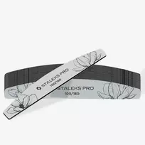 Staleks Expert 40 100/180 Half Moon Mineral Nail File - 25-Piece Mineral Nail File