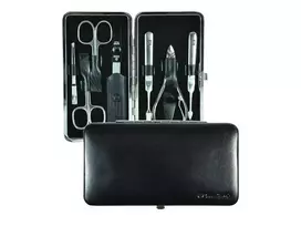 Pfeilring Solingen 7-Piece Family Manicure Set, Black