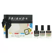 Warner Bros Set of 3, Friends, Chip-Resistant Nail Polish, Coffee, 12 ml