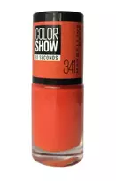 Maybelline Color Show 60 Seconds, Nail Polish, No. 341, Orange Attach, 7 ml